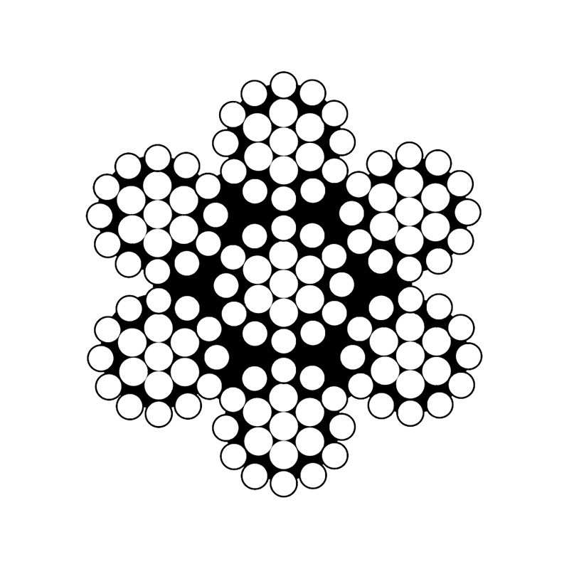 ASTM a 1023 분류 7x7 및 7x19 소직경(아연도금) 특수 코드